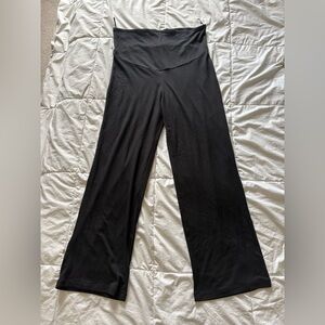 H&M Black Wide-Leg Maternity Pants